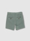 Chino Corto De Sarga Verde Oscuro
