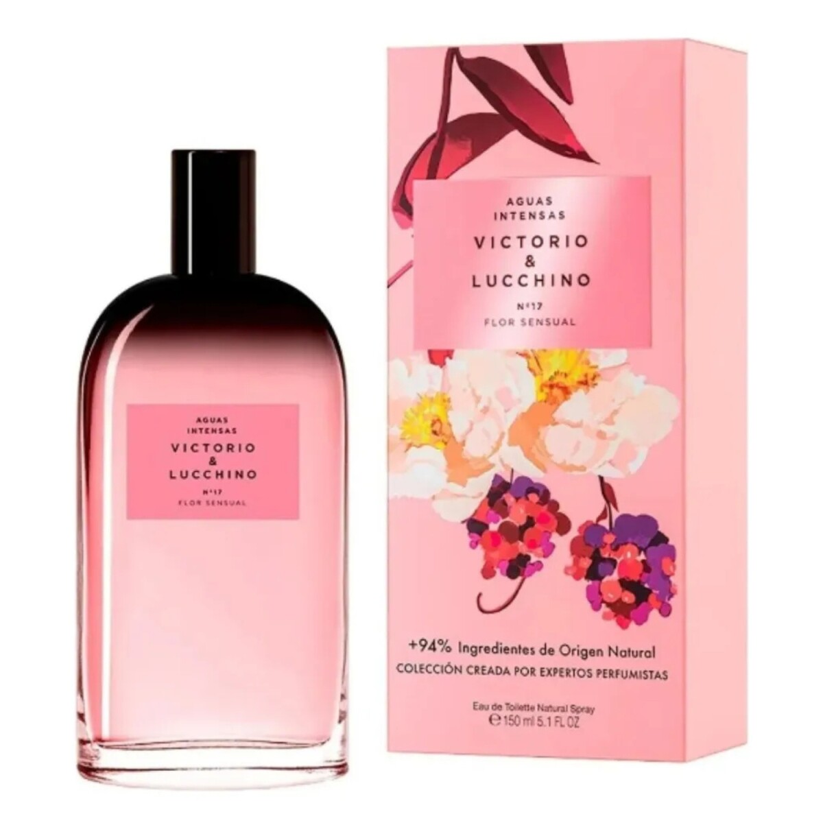 Perfume Victorio & Lucchino N17 Flor Sensual EDT 150ml Para Mujer Aroma Floral 