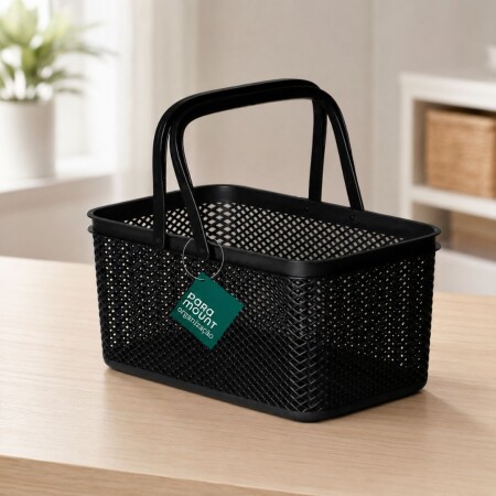 Cesto canasto organizador con asa rectangular Cesto canasto organizador con asa rectangular