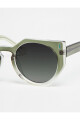 Lentes Tiwi Venus Bicolor Shiny Gradient Green With Green Gradient Lenses