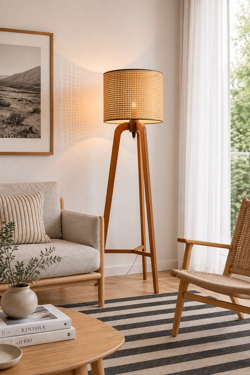 LUCE LAMPARA DE PIE LUCE 60X60X172H CM