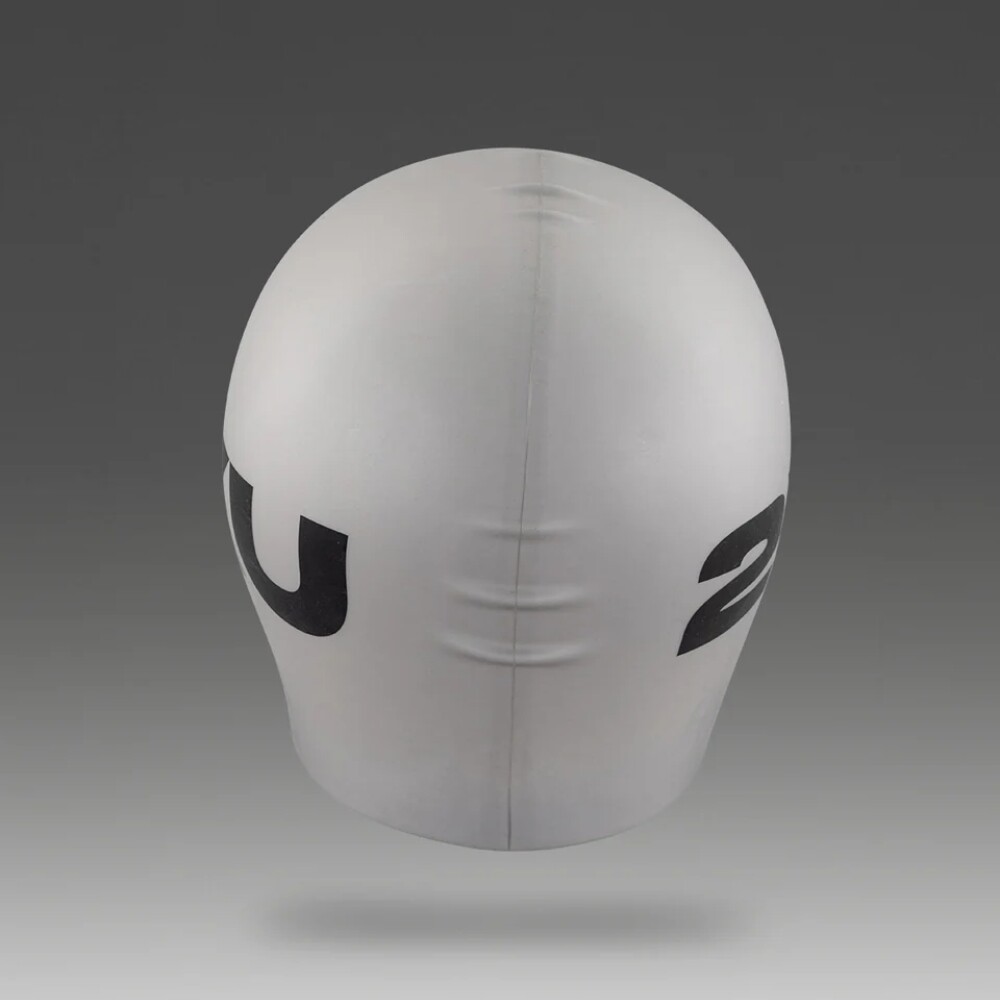 Gorra Natación Silicone Swim Cap Unisex Silver/silver