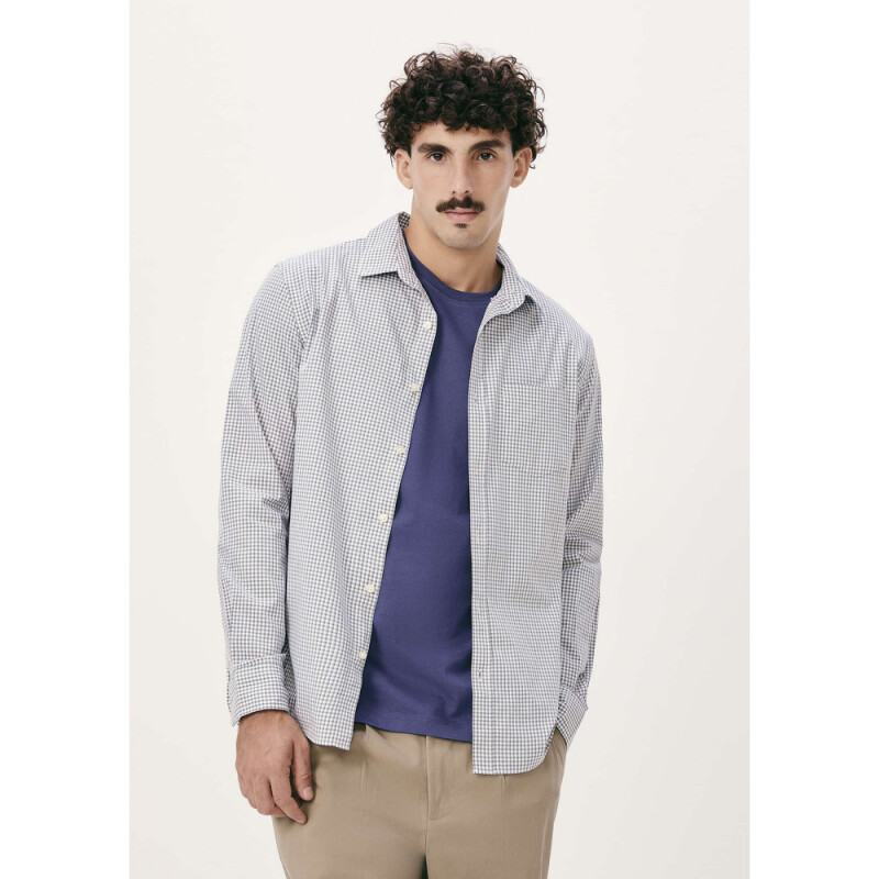 CAMISA MASC CINZA CLARO