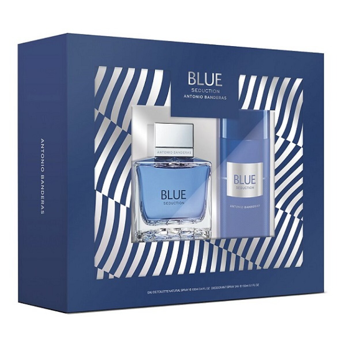 Perfume Antonio Banderas Blue Seduction 100 Ml + Desodorante En Aerosol 150 Ml. 