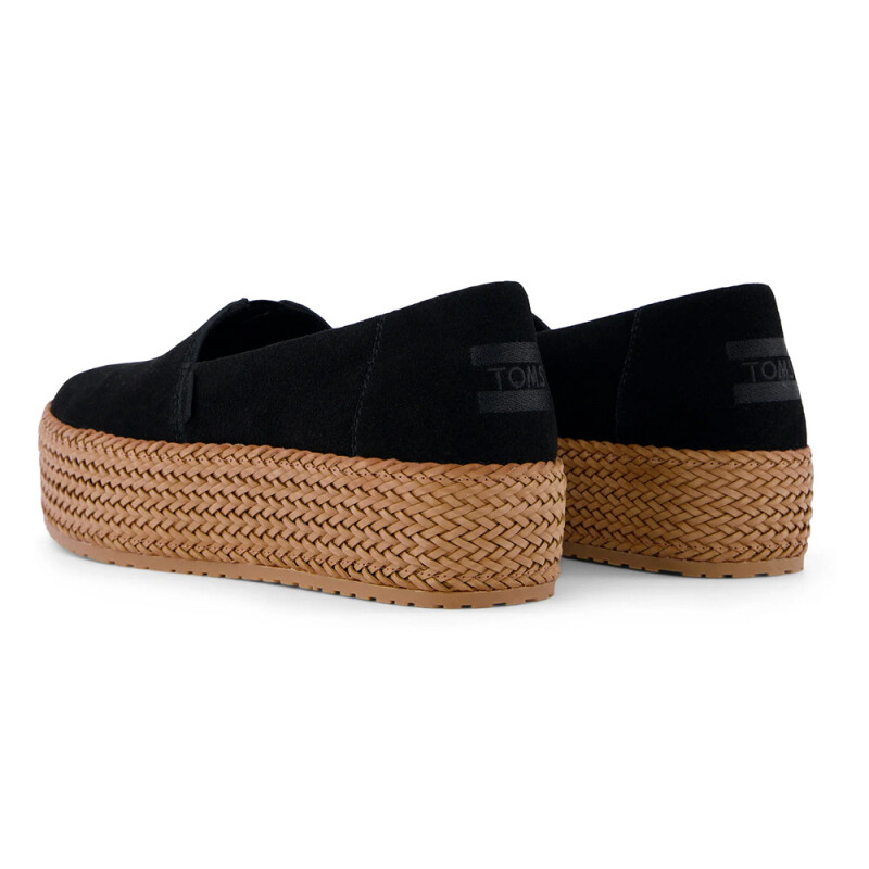 Alpargatas Black Suede Wm Valcia Esp Mujer Black