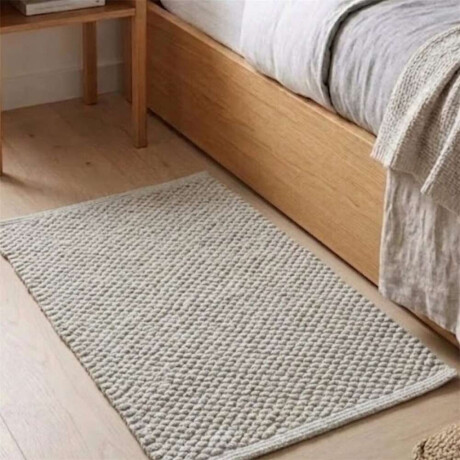 Alfombra Algodón 40X60Cm Textura Crudo Alfombra Algodón 40X60Cm Textura Crudo