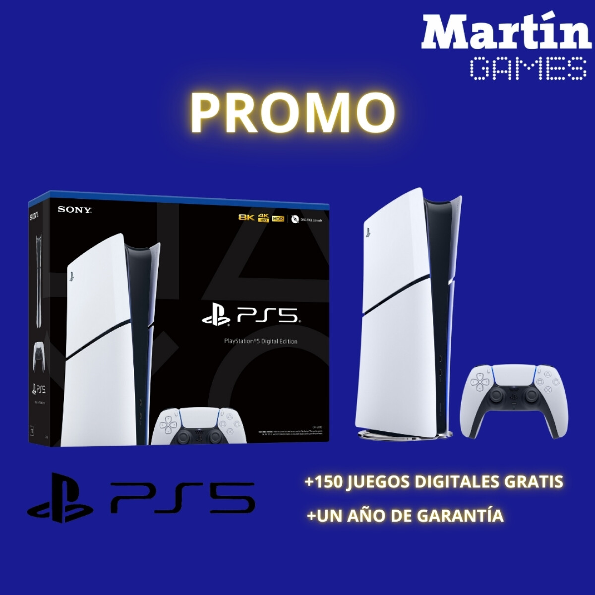 PS5 SLIM DIGITAL 0KM 