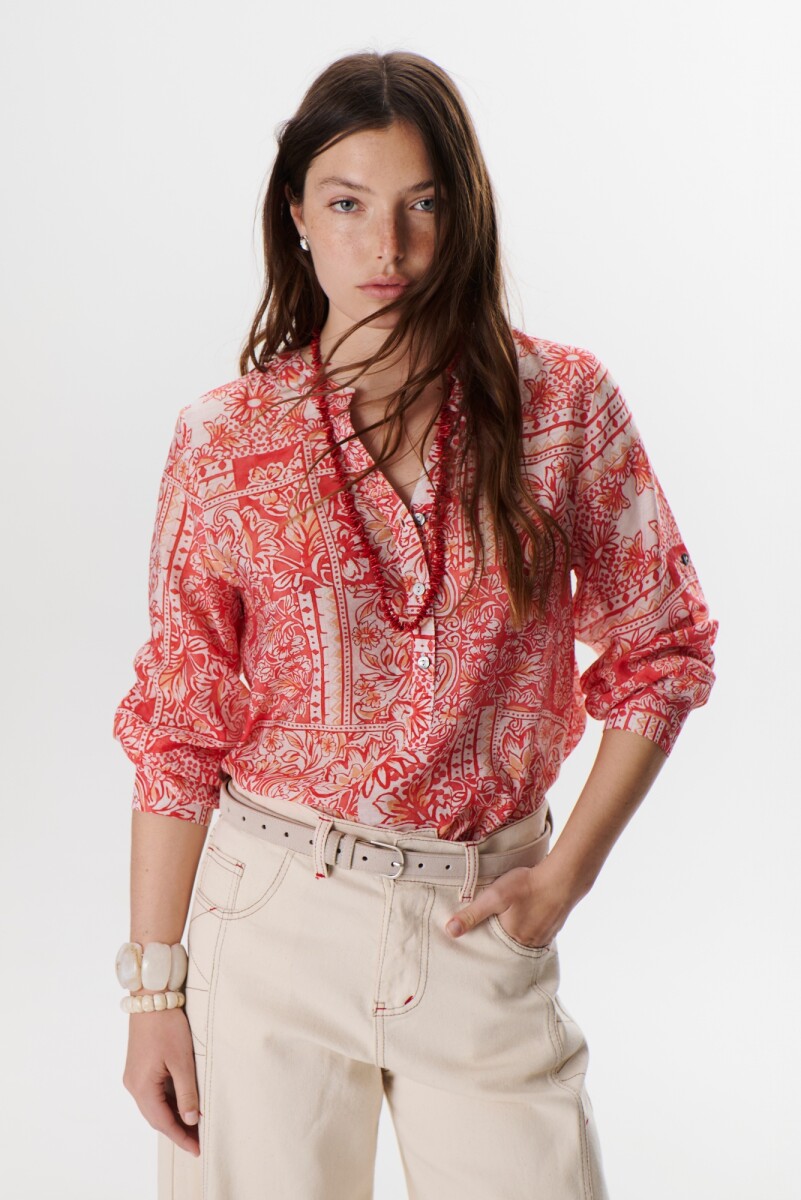 CAMISA JULIA RED - ROJO 