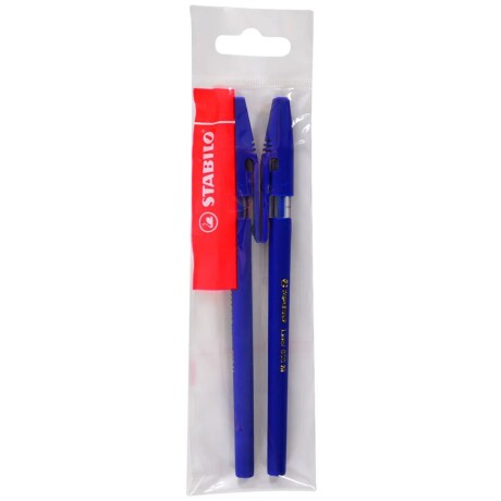 Set x2 Lapiceras Stabilo Liner AZUL