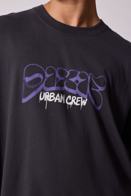 T-SHIRT MITON DIXIE Gris Oscuro