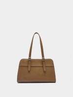 Bolso Tote Efecto Piel camel