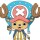 Llavero metal One Piece chopper