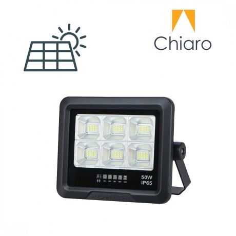 Foco Led Slim 50W Solar, con fotocélula y control remoto Foco Led Slim 50W Solar, con fotocélula y control remoto