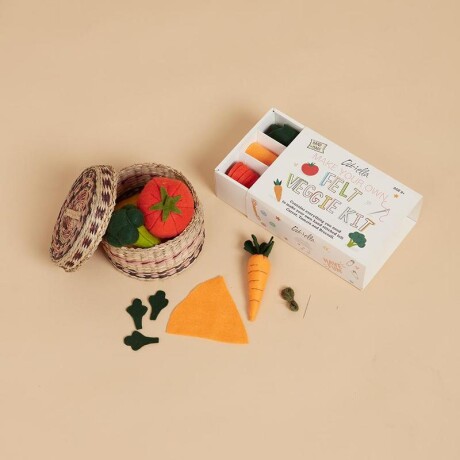 CRAFT SET DE FIELTRO PARA ARMAR OLLIELLA VEGETALES