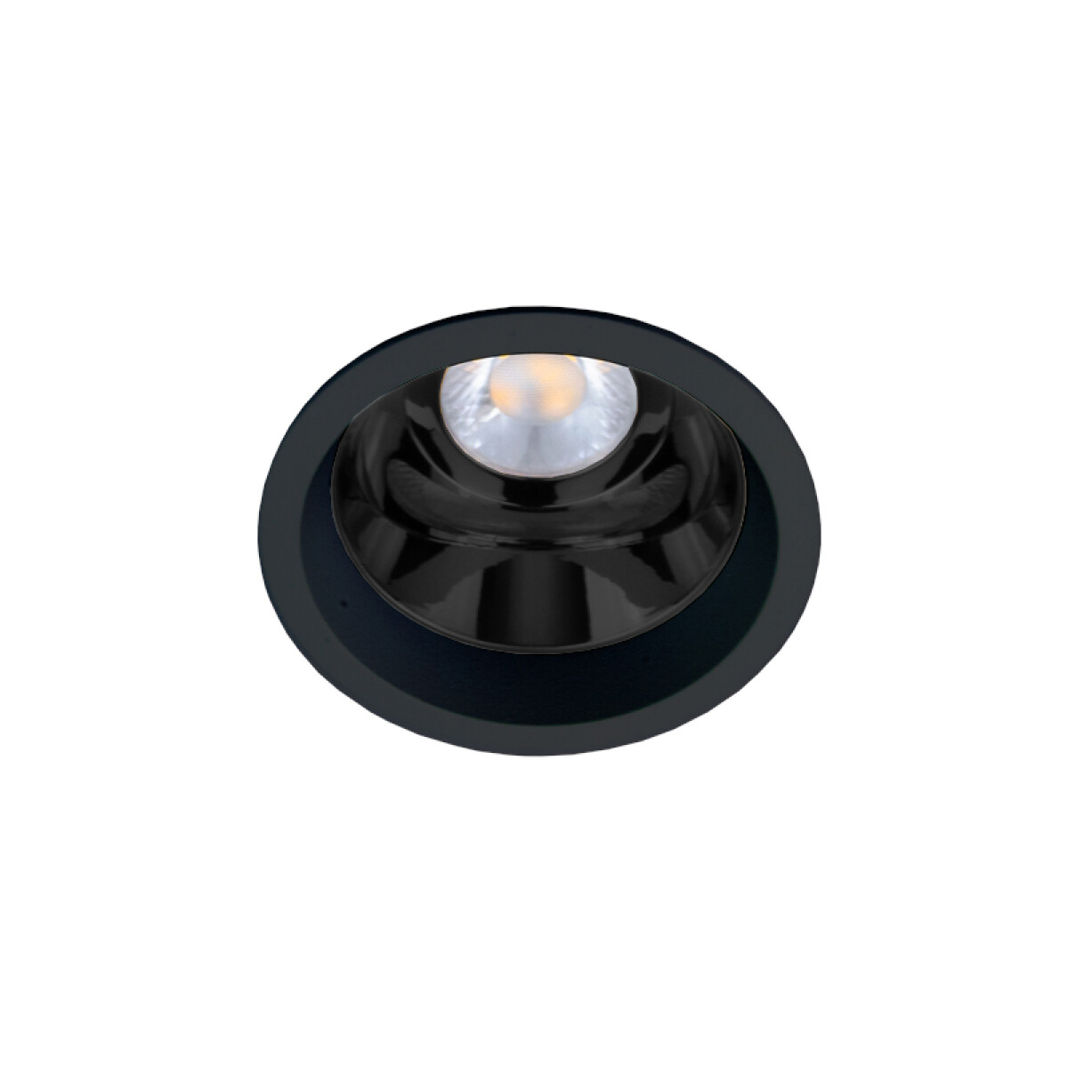Downlight redondo ROUND 70 negro p/GU10 (no inc.) - MN0028 