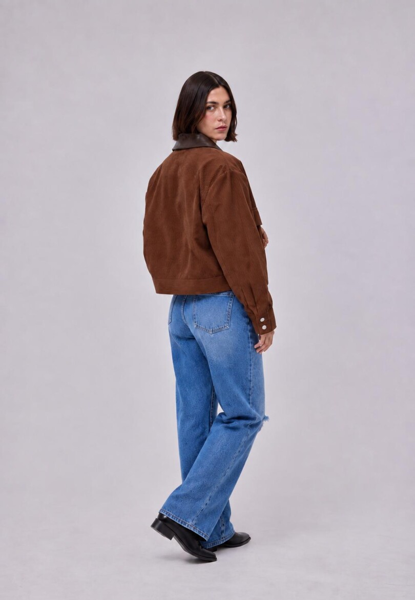 Campera Pana Chocolate
