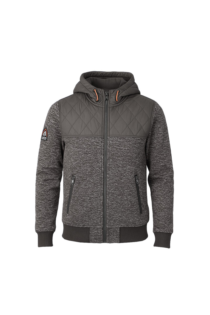 CAMPERA DE PUNTO GRIS S CAMPERA DE PUNTO GRIS S