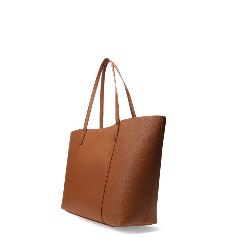 Cartera Miss Carol Kava Con Bolso Interno Tan