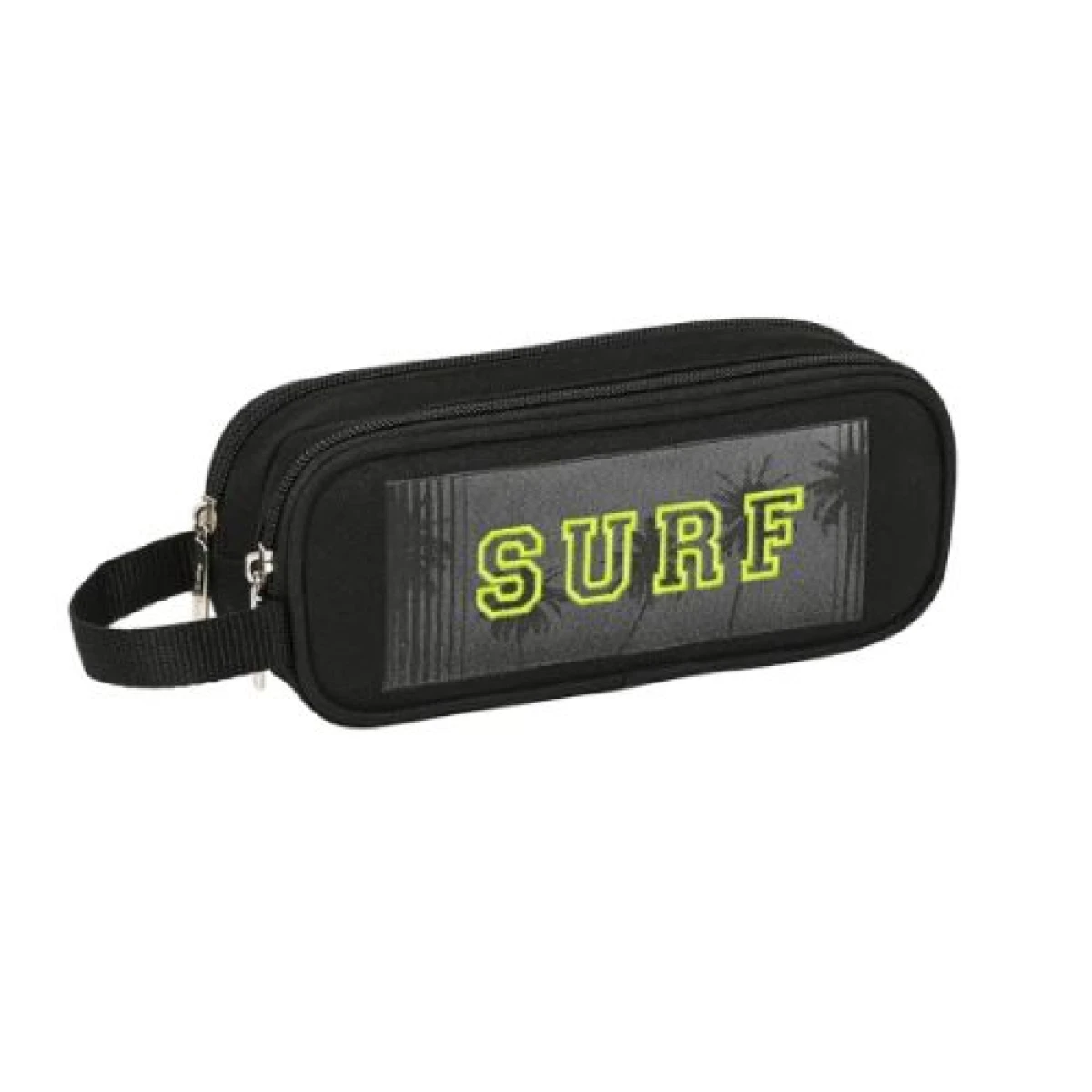 Cartuchera con 2 cierres Safta surf - Cartuchera Con 2 Cierres Safta Surf 