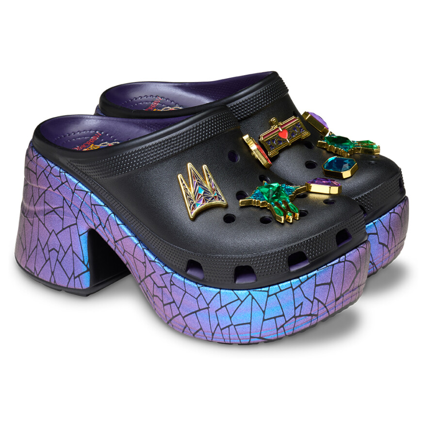 Snow White Siren Clog Black