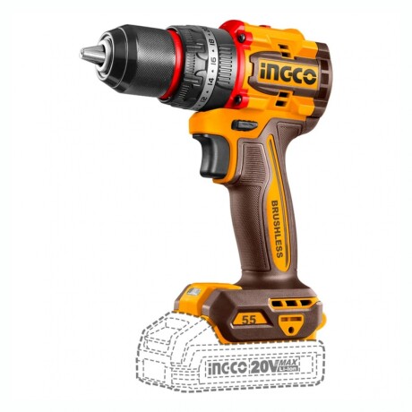 Atornillador Percutor A Batería INGCO CIDLI20558 20V P20S 55NM Con Valija Y Mechas Atornillador Percutor A Batería INGCO CIDLI20558 20V P20S 55NM Con Valija Y Mechas