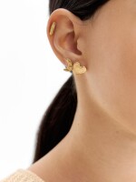 Set De Pendientes Dorados dorado