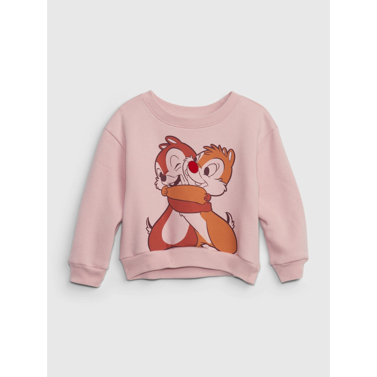 DIS LS FLC GR CREW - PINK STANDARD 