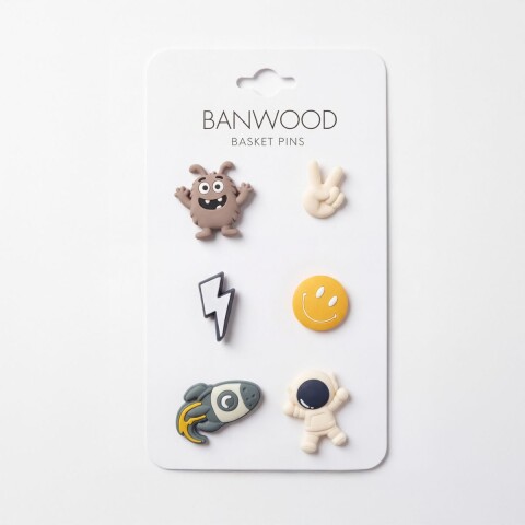 BW-PINS Set De Pins Para Canasto Espacio