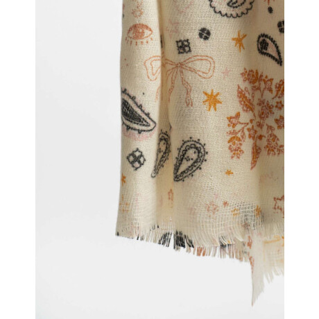 Pashminas Blanco Crudo