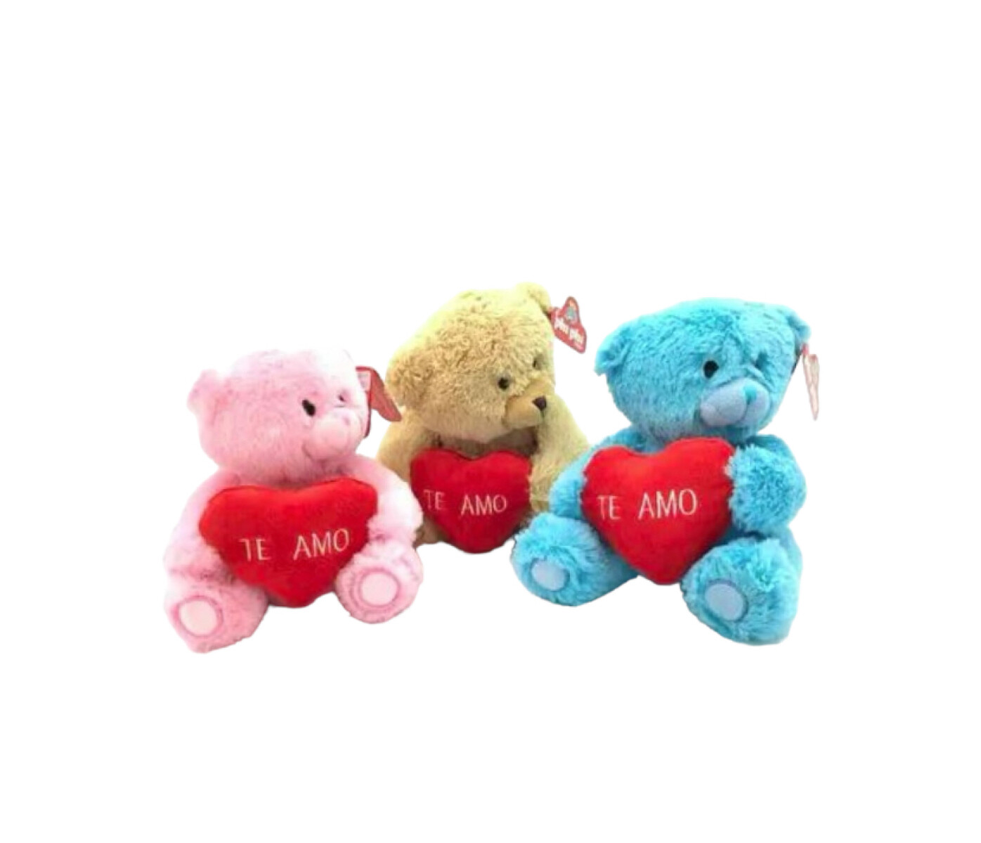 Peluche Oso Sentado Te Amo Phi Phi - Rosado 
