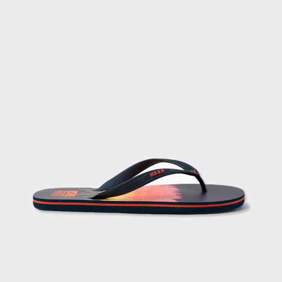Ojotas Reef Seaside Prints Negro