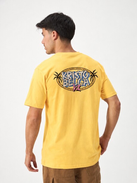 REMERA SHORE BREAK AMARILLO