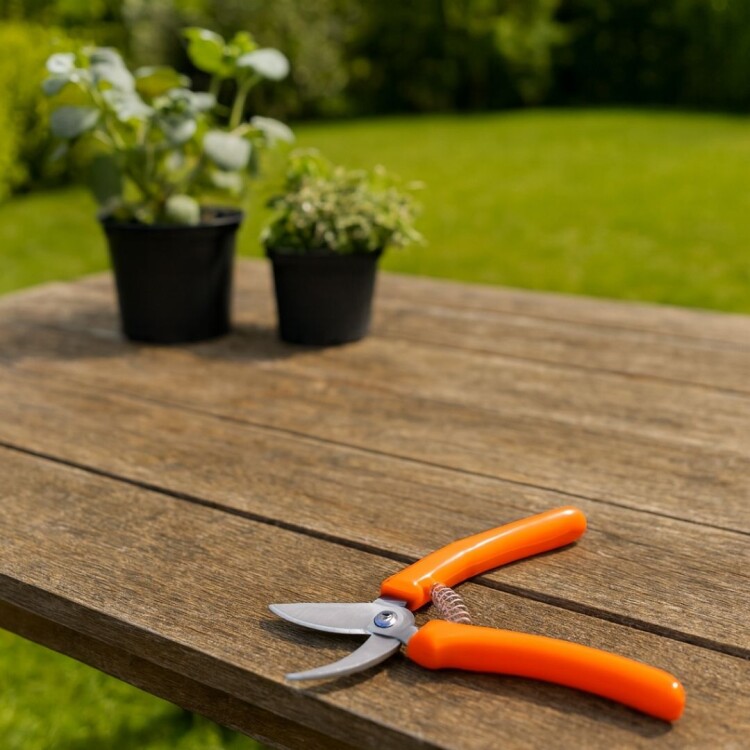 TIJERA DE PODAR TRAMONTINA NARANJA