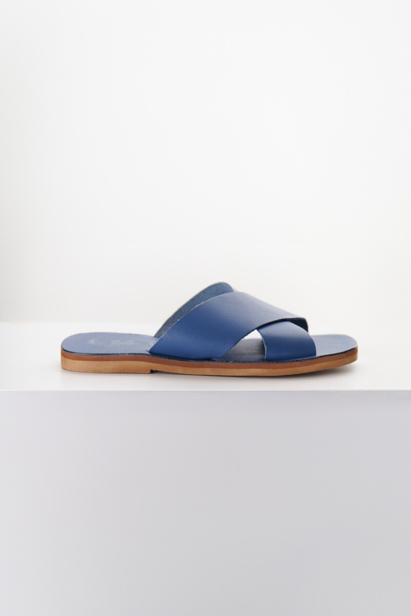 SANDALIA CRUZADA - AZUL 
