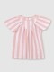Camiseta De Rayas Rosa