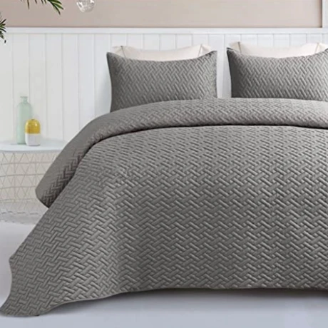 Colcha Cama 1 Plaza Acolchada Reversible Con Funda 150cm x 200cm Colcha Cama 1 Plaza Acolchada Reversible Con Funda 150cm x 200cm
