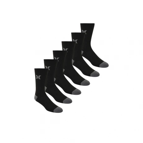 MEDIAS DE HOMBRE HURLEY 6PK Black