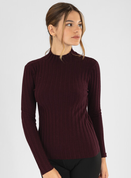 Polera tote Bordeaux