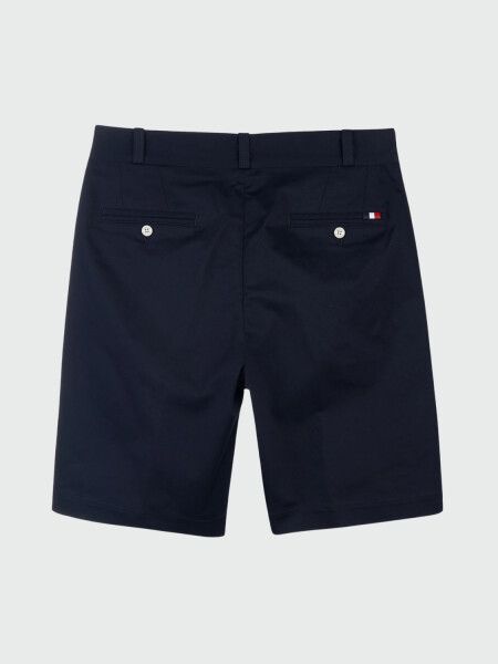Moncler -Bermuda de algodón de estilo clásico con bolsillos Azul