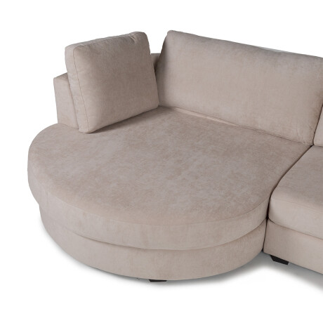 Rinconera Lotus - Tela Microfibra - Chaise Izquierdo 12072 (Beige)