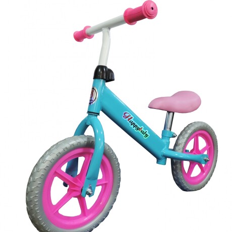 Bicicleta Infantil sin Pedales Happy Baby CELESTE-ROSA