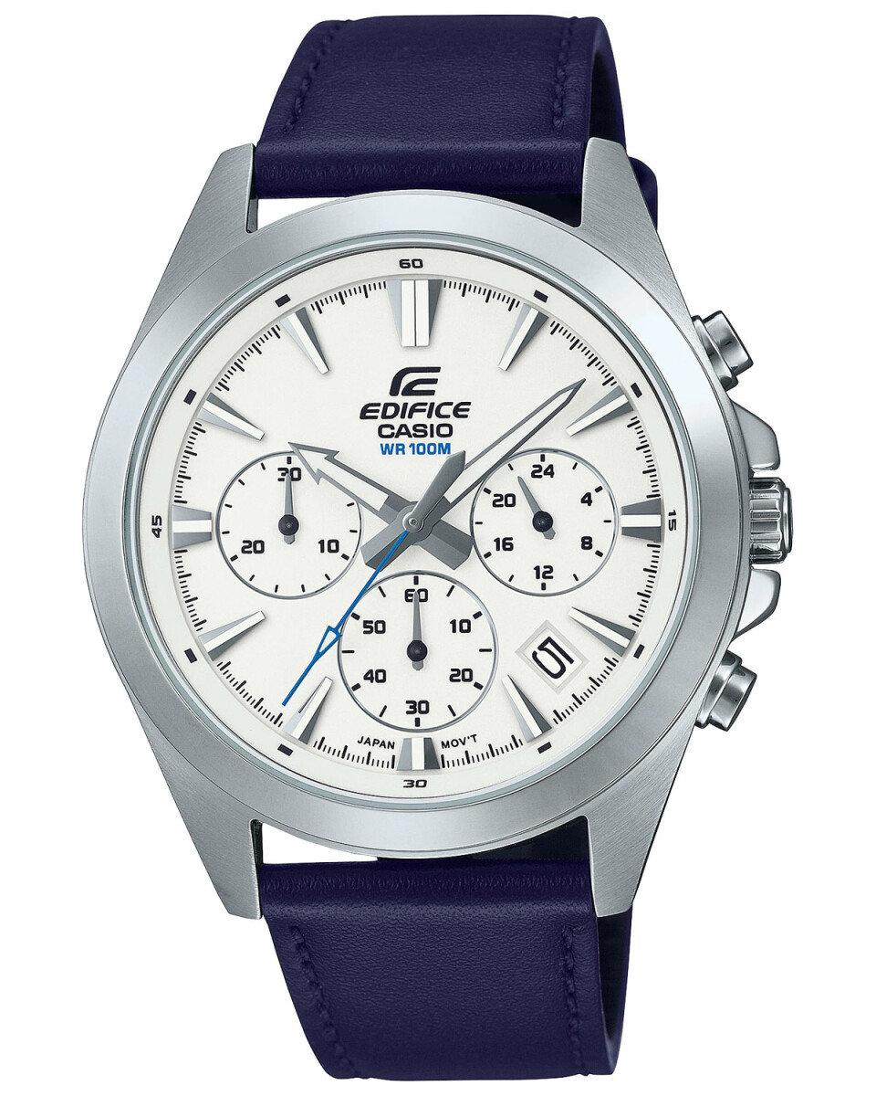 Reloj Análogo Casio Edifice EFV-630L Alta Gama - Blanco 