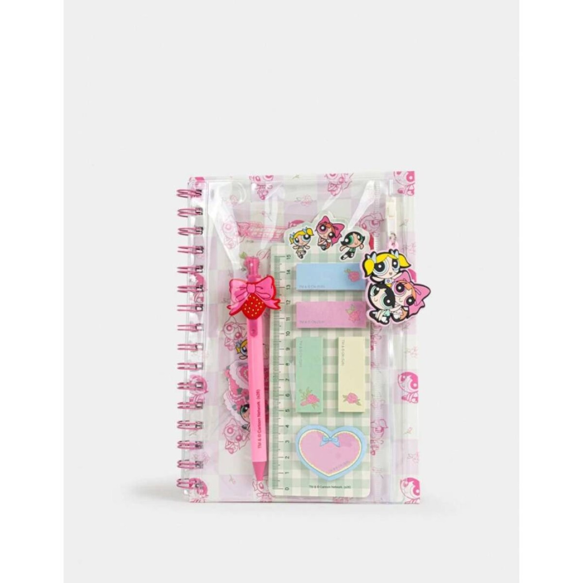 Set De Librería Chicas Superpoderosas - Rosa Claro 