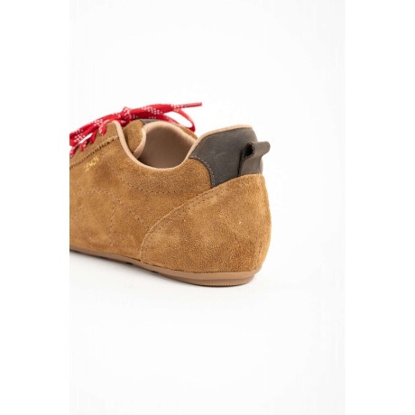 Zapatilla Gamuza Camel