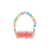 Pulsera con agarre para celular diseño flores rosa Pulsera Con Agarre Para Celular Diseño Flores Rosa