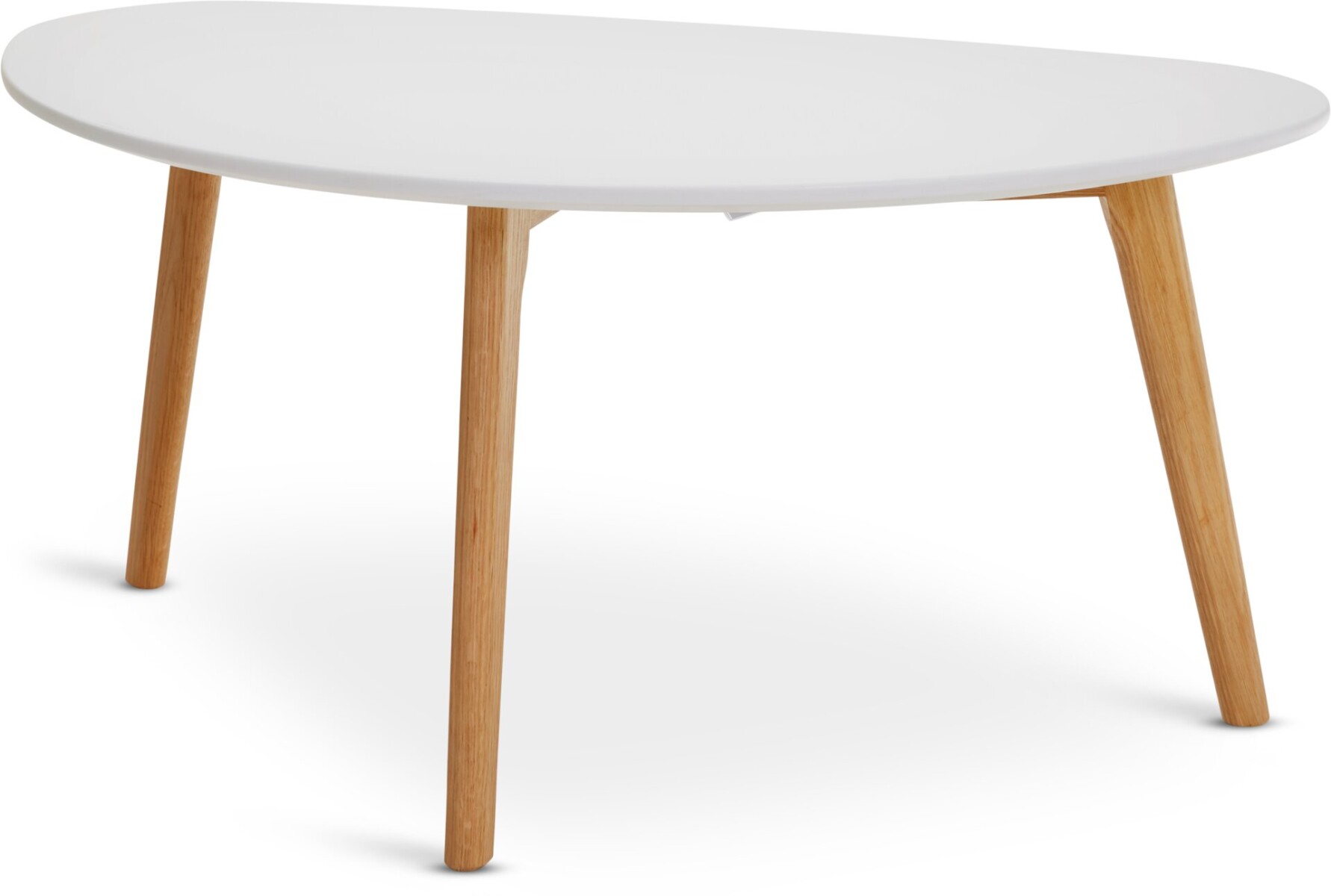 Mesa de centro LEJRE 48x85 blanco/roble 