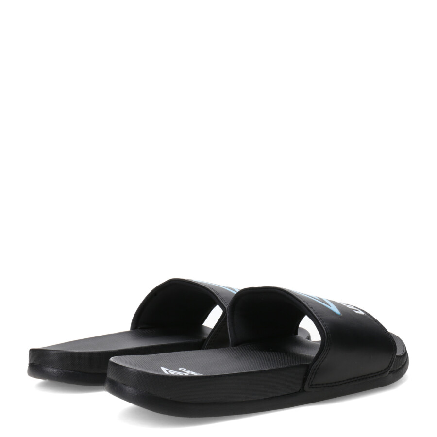 Sandalia de Hombre Umbro Pro Foam Negro - Celeste