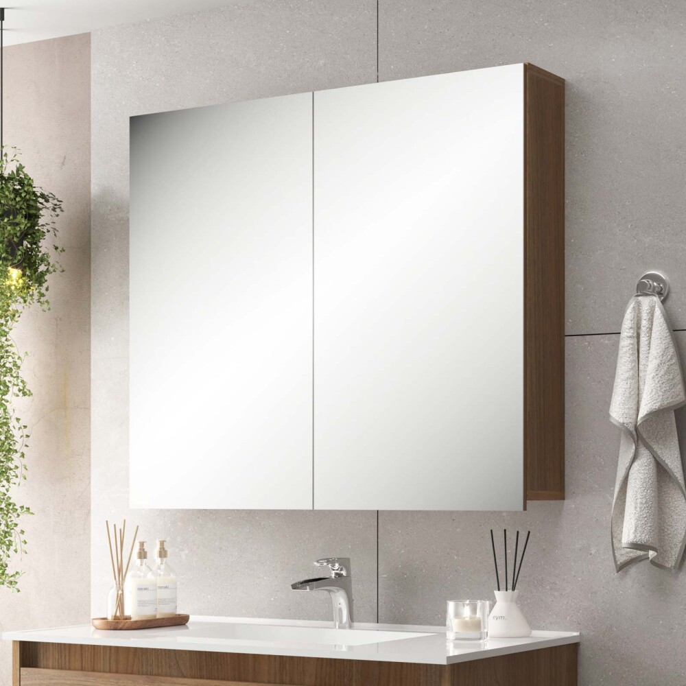 ESPEJO BOTIQUIN MDF MARRON DENVER