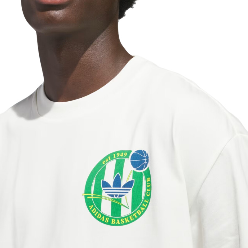 Remera Adidas Originals Crest - Blanco Remera Adidas Originals Crest - Blanco
