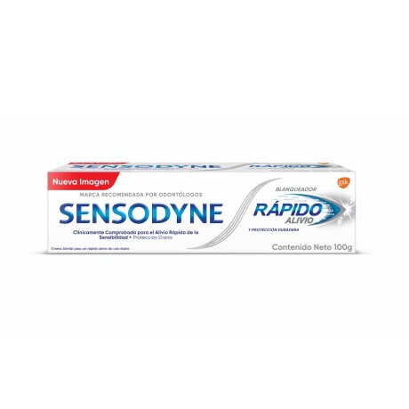 SENSODYNE RAPIDO ALIVIO PASTA DENTAL 100 GR SENSODYNE RAPIDO ALIVIO PASTA DENTAL 100 GR